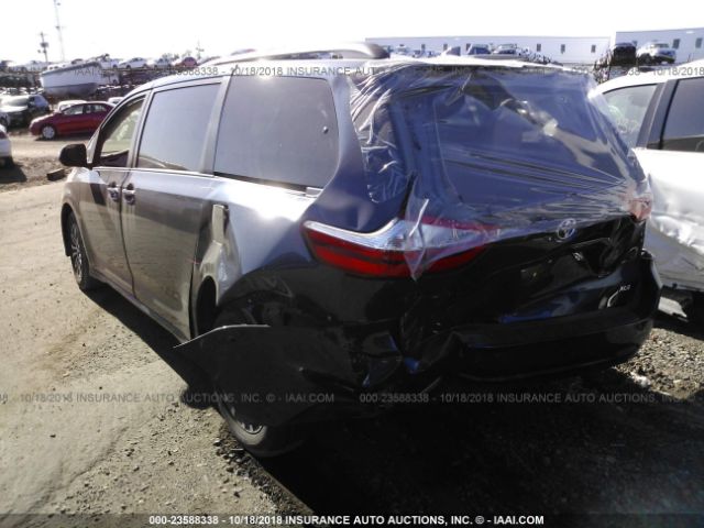 5TDYZ3DCXJS932350 - 2018 TOYOTA SIENNA XLE/XLE PREMIUM/LIMITED/L ლურჯი ფოტო 3