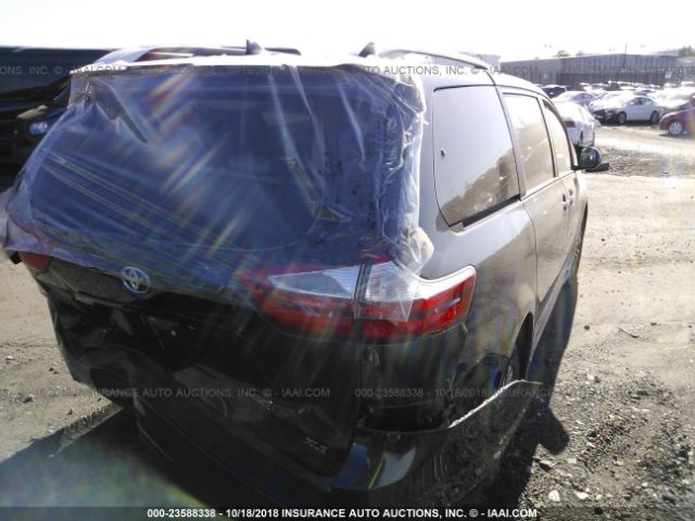 5TDYZ3DCXJS932350 - 2018 TOYOTA SIENNA XLE/XLE PREMIUM/LIMITED/L ლურჯი ფოტო 4