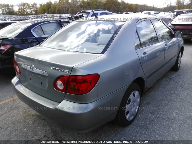 JTDBR32E330030977 - 2003 TOYOTA COROLLA CE/LE SILVER photo 4