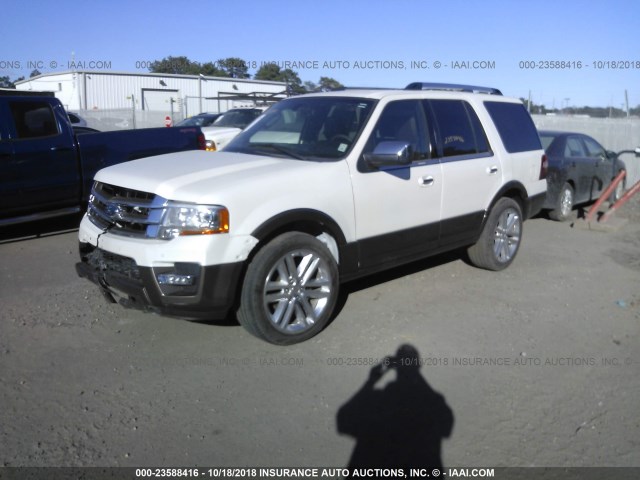1FMJU1HT3GEF43221 - 2016 FORD EXPEDITION XLT/KING RANCH WHITE photo 2