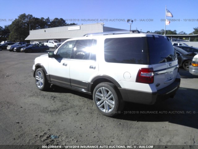 1FMJU1HT3GEF43221 - 2016 FORD EXPEDITION XLT/KING RANCH WHITE photo 3
