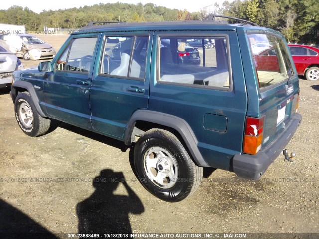 1J4FT68S1TL208668 - 1996 JEEP CHEROKEE SPORT/CLASSIC ტურკოუსი ფოტო 3