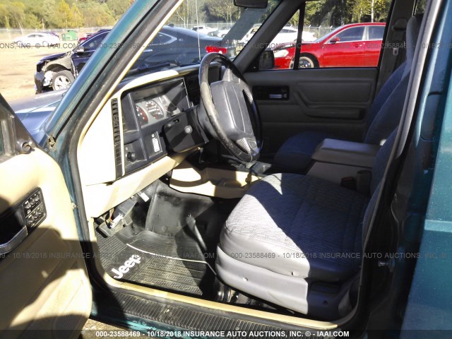 1J4FT68S1TL208668 - 1996 JEEP CHEROKEE SPORT/CLASSIC ტურკოუსი ფოტო 5