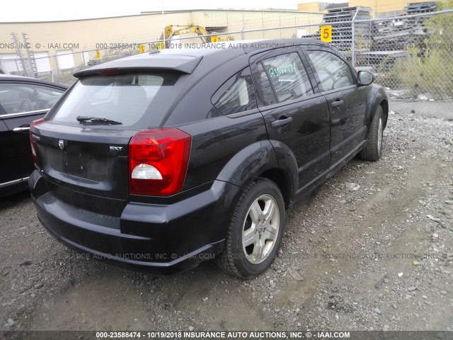 1B3HB48B48D797210 - 2008 DODGE CALIBER SXT BLACK photo 4