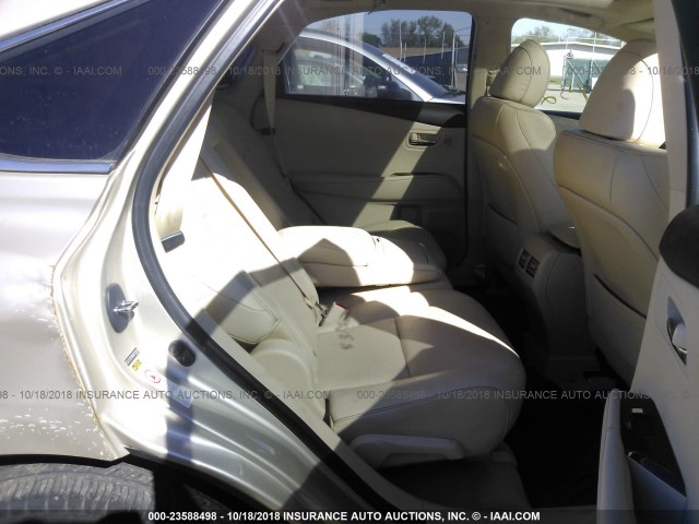 2T2ZK1BA9DC103258 - 2013 LEXUS RX 350 GOLD photo 8