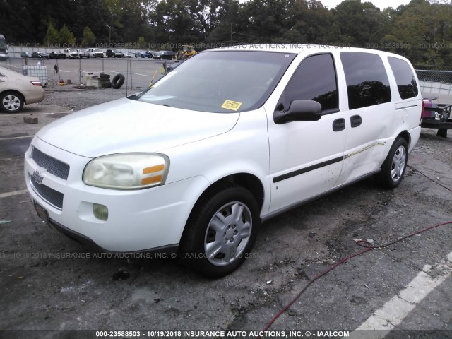 1GNDV23177D116583 - 2007 CHEVROLET UPLANDER LS WHITE photo 2