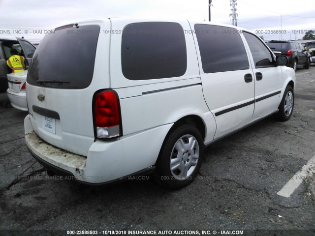 1GNDV23177D116583 - 2007 CHEVROLET UPLANDER LS WHITE photo 4