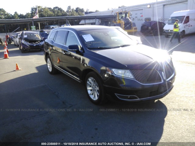 2LMHJ5NK6DBL58716 - 2013 LINCOLN MKT BLACK photo 1