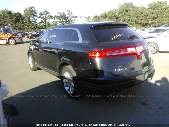 2LMHJ5NK6DBL58716 - 2013 LINCOLN MKT BLACK photo 3