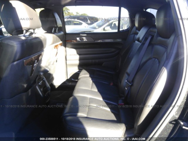 2LMHJ5NK6DBL58716 - 2013 LINCOLN MKT BLACK photo 8