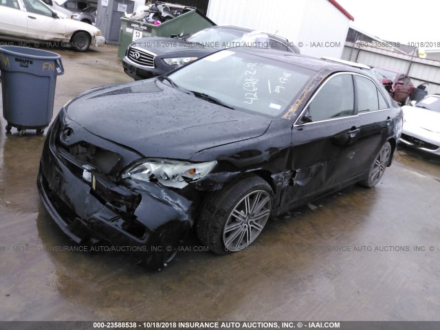 4T1BK46K07U532351 - 2007 TOYOTA CAMRY NEW GENERAT LE/XLE/SE BLACK photo 2