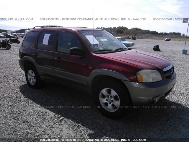 4F2YU09171KM39382 - 2001 MAZDA TRIBUTE LX/ES მუქწითელი ფოტო 1