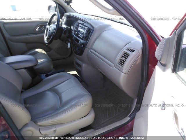 4F2YU09171KM39382 - 2001 MAZDA TRIBUTE LX/ES მუქწითელი ფოტო 5