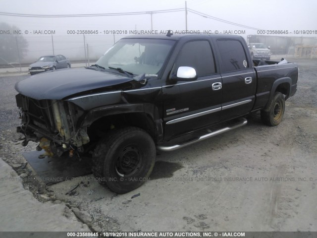 1GTHK23206F106122 - 2006 GMC SIERRA BLACK photo 2