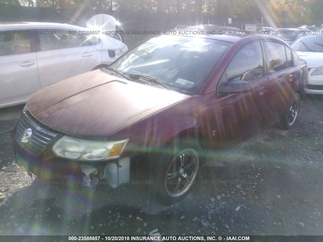 1G8AJ55F26Z205930 - 2006 SATURN ION LEVEL 2 红色 照片 2