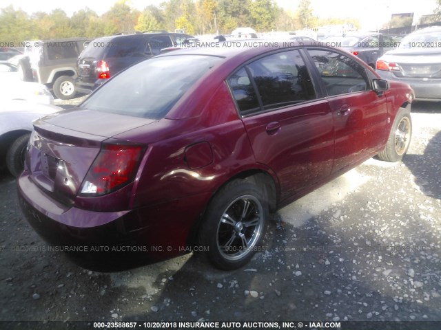 1G8AJ55F26Z205930 - 2006 SATURN ION LEVEL 2 红色 照片 4