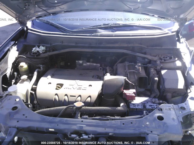 JA4A52AW9AZ007100 - 2010 MITSUBISHI OUTLANDER ES Boz foto 10