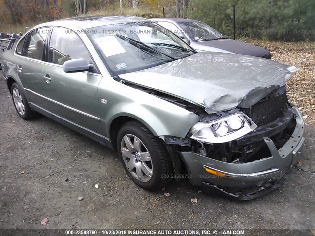 WVWRH63B01P087522 - 2001 VOLKSWAGEN PASSAT GLX 绿色 照片 1