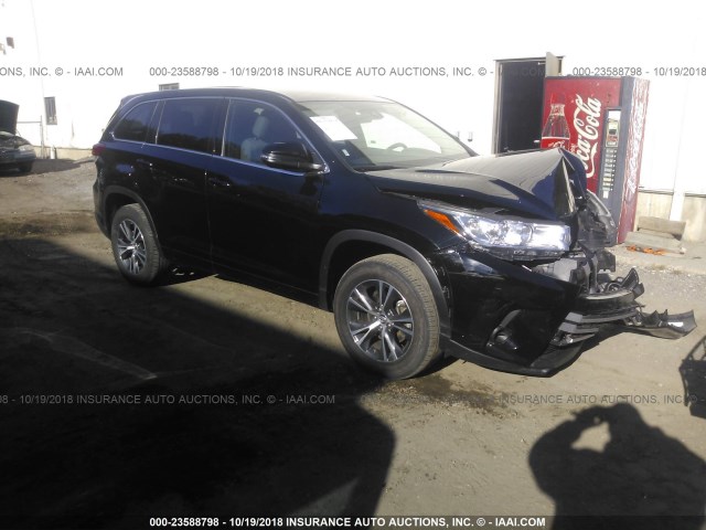 5TDZZRFH2JS245699 - 2018 TOYOTA HIGHLANDER LE/LE PLUS BLACK photo 1