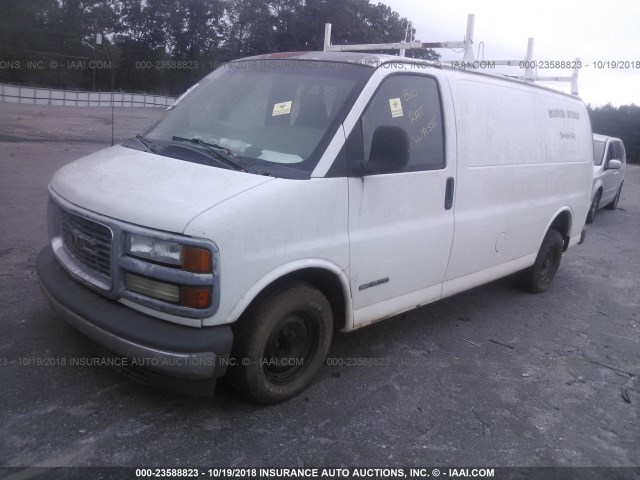 1GTEG15M7Y1145528 - 2000 GMC SAVANA G1500 WHITE photo 2