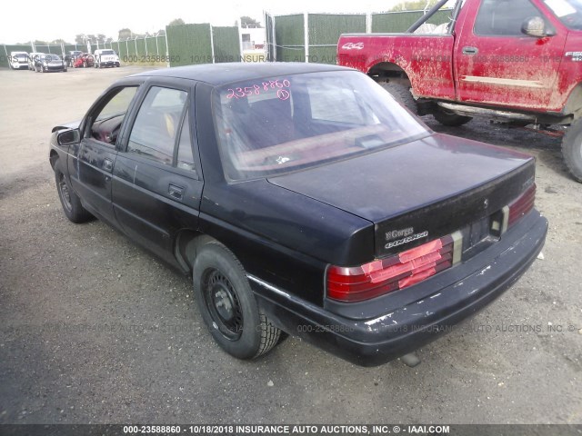 1G1LD5542TY230244 - 1996 CHEVROLET CORSICA BLACK photo 3