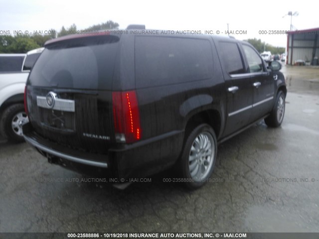 1GYFK66868R112503 - 2008 CADILLAC ESCALADE ESV BLACK photo 4