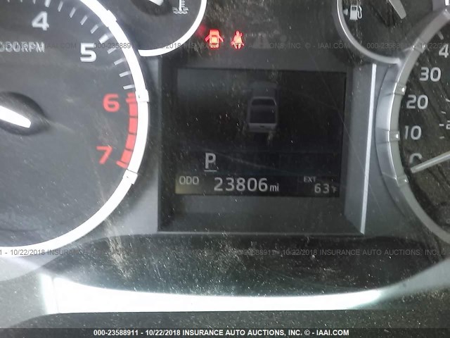 5TFRY5F11FX178139 - 2015 TOYOTA TUNDRA DOUBLE CAB SR/SR5 GRAY photo 7