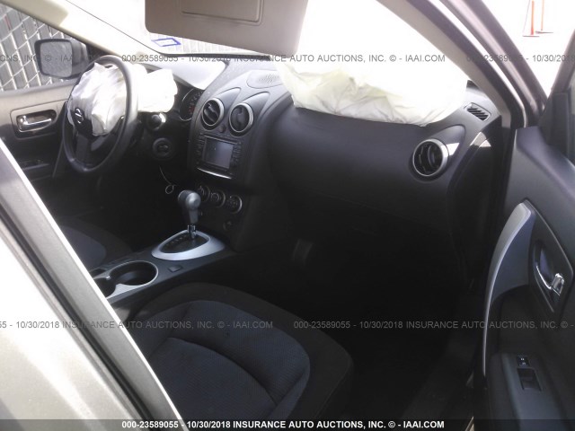 JN8AS5MTXCW603754 - 2012 NISSAN ROGUE S/SV GRAY photo 5