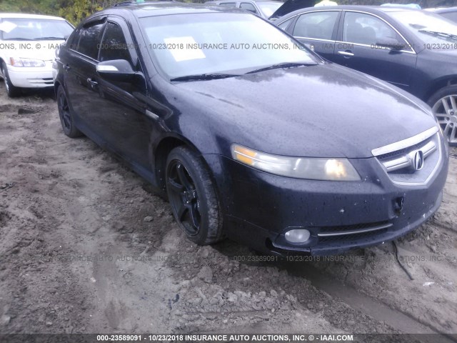 19UUA76557A036914 - 2007 ACURA TL TYPE S BLACK photo 1