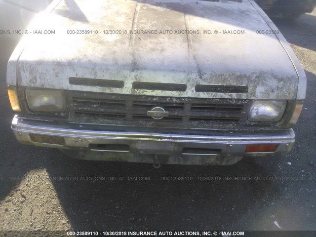 1N6SD11S4MC429534 - 1991 NISSAN TRUCK SHORT WHEELBASE BLUE photo 6