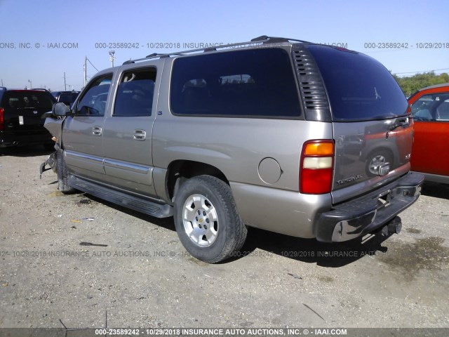 3GKEC16Z43G332150 - 2003 GMC YUKON XL C1500 GRAY photo 3