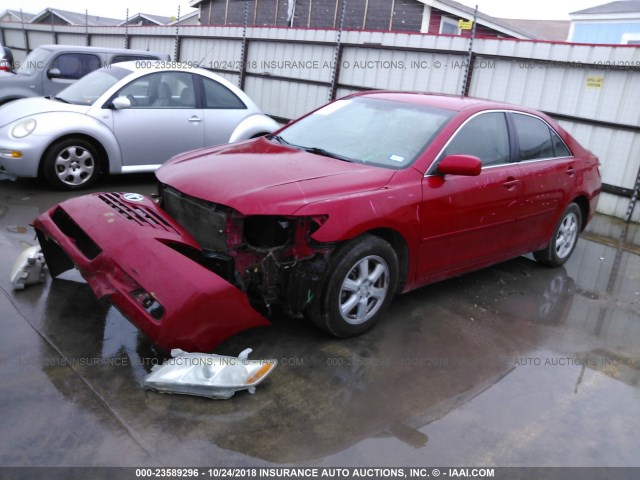 4T1BE46K59U352244 - 2009 TOYOTA CAMRY SE/LE/XLE წითელი ფოტო 2