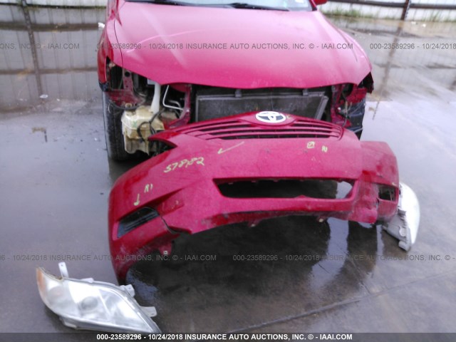 4T1BE46K59U352244 - 2009 TOYOTA CAMRY SE/LE/XLE წითელი ფოტო 6