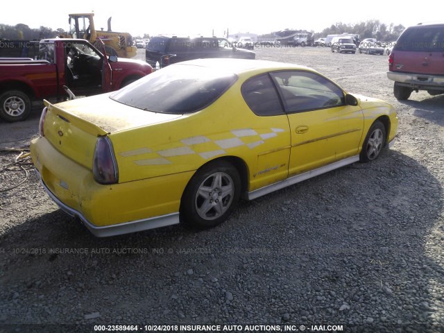 2G1WX15K629319880 - 2002 CHEVROLET MONTE CARLO SS ყვითელი ფოტო 4