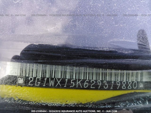 2G1WX15K629319880 - 2002 CHEVROLET MONTE CARLO SS ყვითელი ფოტო 9