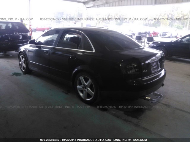 WAULT68E63A215322 - 2003 AUDI A4 3.0 QUATTRO BLACK photo 3