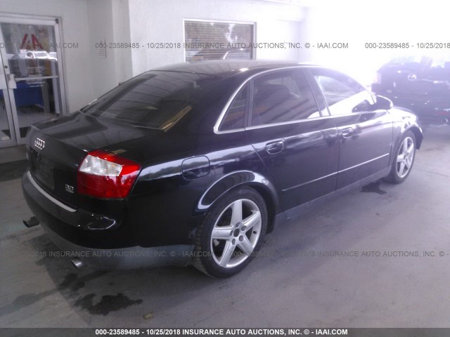 WAULT68E63A215322 - 2003 AUDI A4 3.0 QUATTRO BLACK photo 4