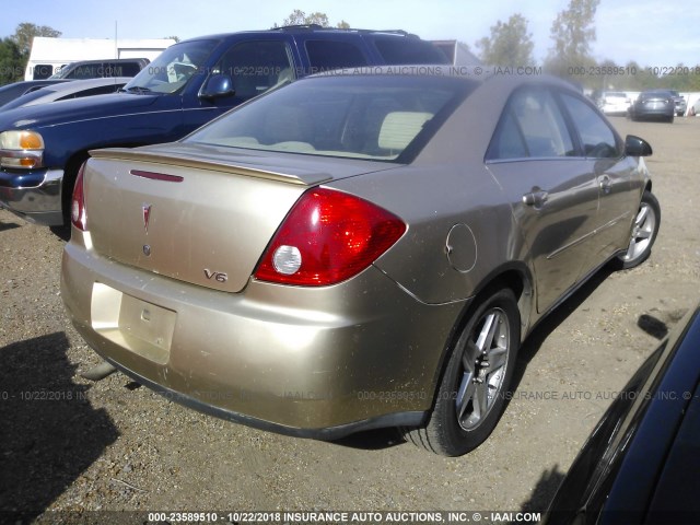 1G2ZG58NX74227137 - 2007 PONTIAC G6 SE GOLD photo 4