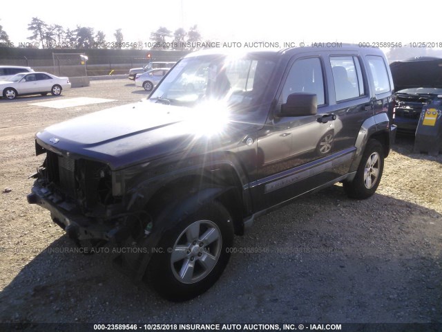 1J4PN2GK7BW529829 - 2011 JEEP LIBERTY SPORT BLACK photo 6