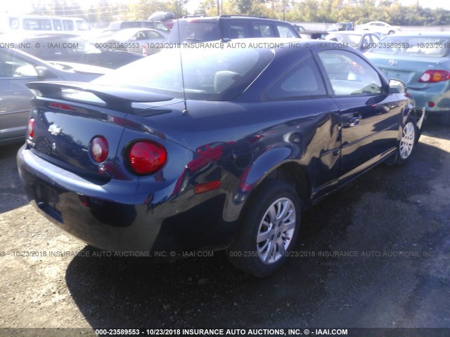 1G1AD1F57A7221839 - 2010 CHEVROLET COBALT 1LT BLUE photo 4