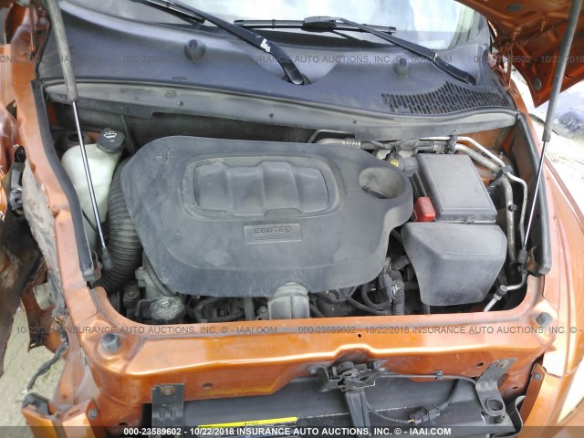 3GNDA13D98S573736 - 2008 CHEVROLET HHR LS Naranja foto 10