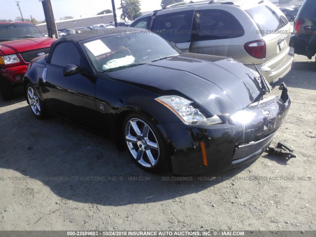 JN1AZ36A64T006338 - 2004 NISSAN 350Z ROADSTER BLACK photo 1