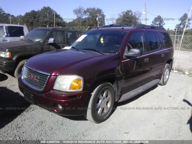 1GKES16S756144278 - 2005 GMC ENVOY XL BURGUNDY photo 2