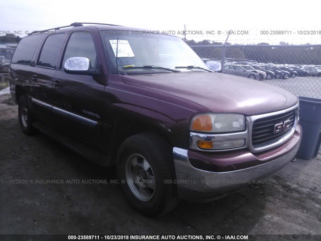 1GKFK16Z72J309322 - 2002 GMC YUKON XL K1500 BURGUNDY photo 1