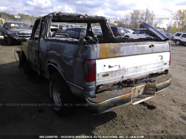 1FMEU15N0KLB15621 - 1989 FORD BRONCO U100 GOLD photo 3