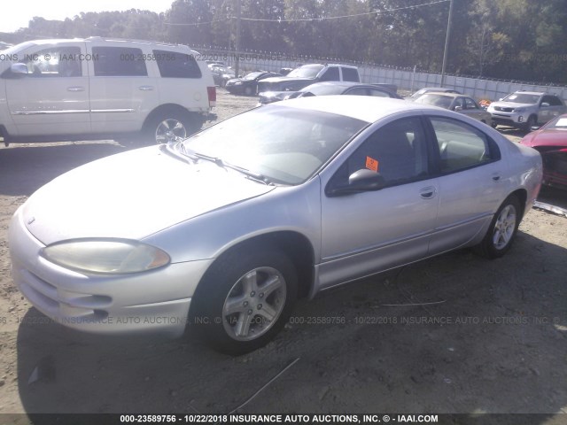 2B3HD46R84H608727 - 2004 DODGE INTREPID SE SILVER photo 2