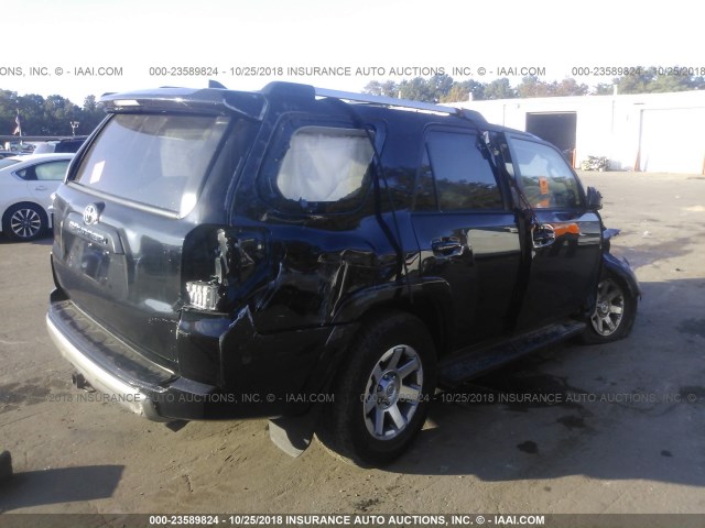 JTEBU5JR0G5354665 - 2016 TOYOTA 4RUNNER SR5 PREM/LTDL/TRAIL/TRD BLACK photo 4