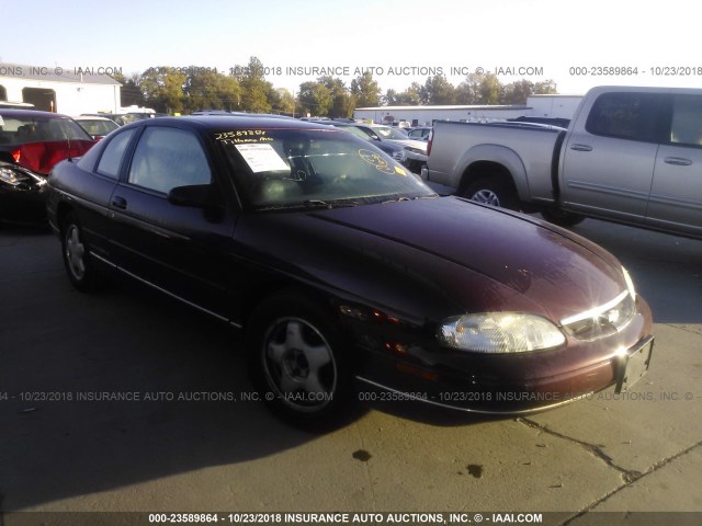 2G1WW12M1V9152387 - 1997 CHEVROLET MONTE CARLO LS 勃艮第红 照片 1