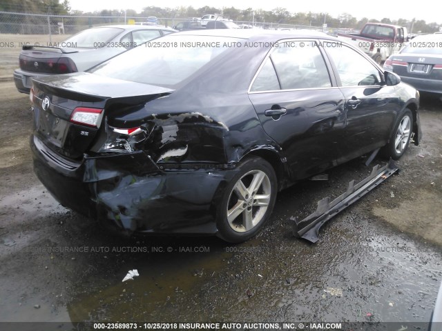 4T1BF1FK9CU098069 - 2012 TOYOTA CAMRY SE/LE/XLE GREEN photo 4