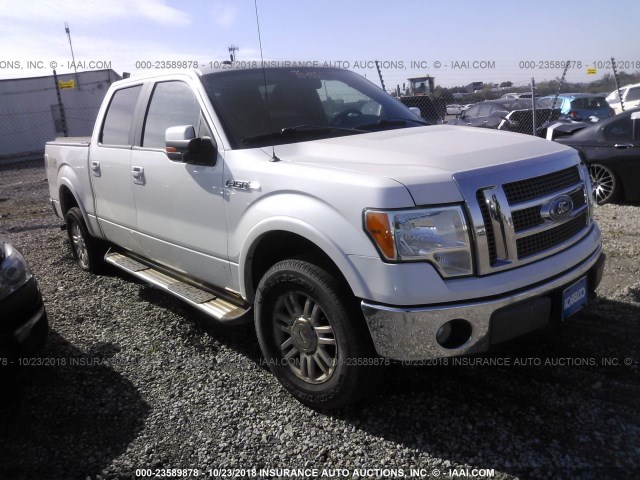 1FTFW1EV6AFB21472 - 2010 FORD F150 SUPERCREW WHITE photo 1